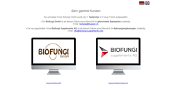 Desktop Screenshot of biofungi.com